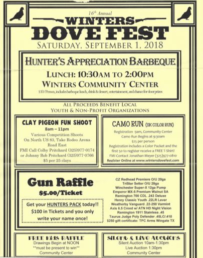 Winters Dove Fest 2018